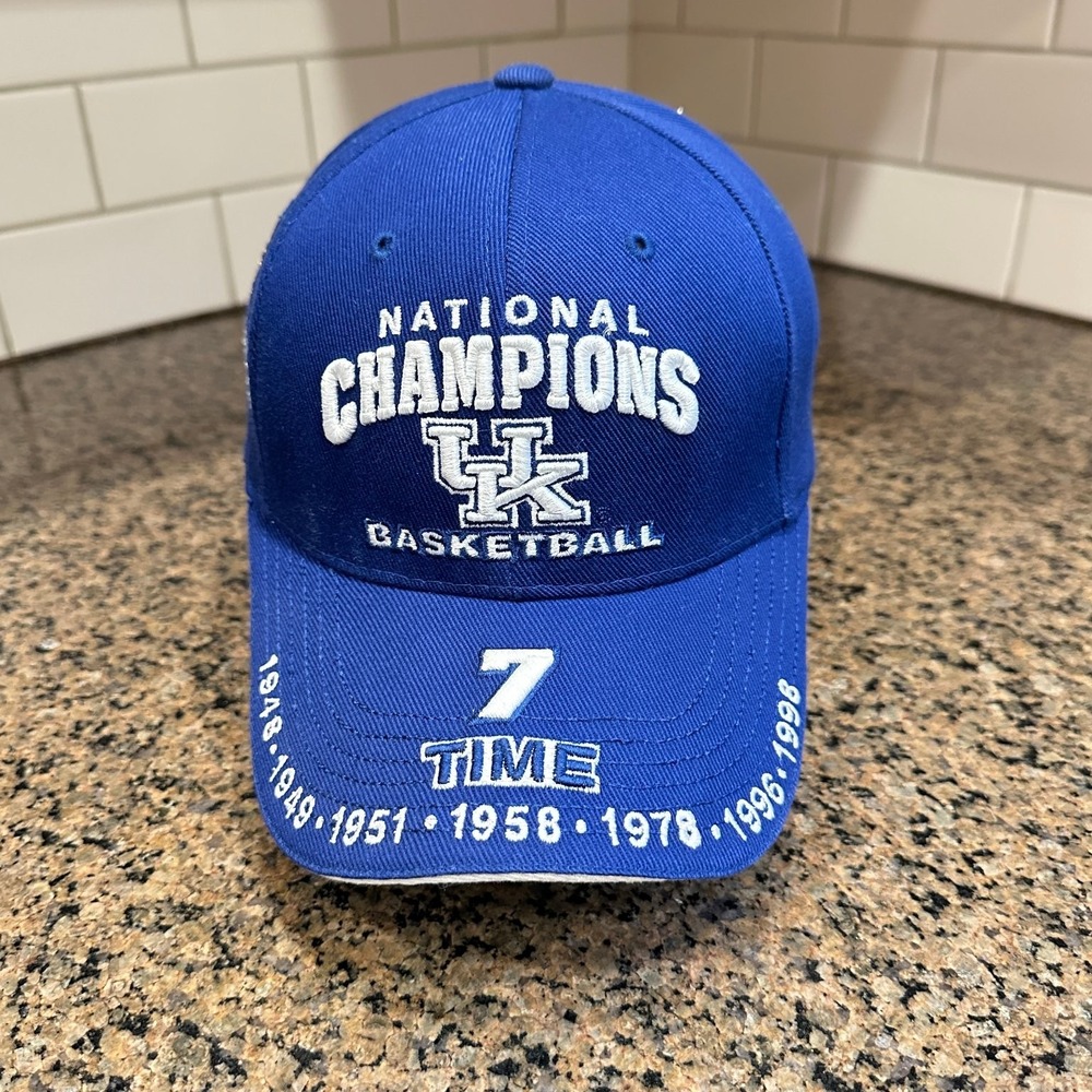 Kentucky Wildcats Twins Enterprise 7 Time Champions NCAA Hat NWT Strapback 1998